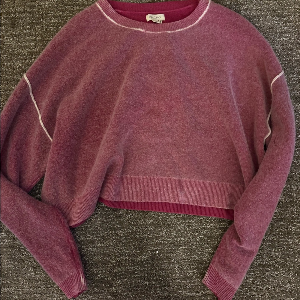 Pilcro Pink Knit Sweater